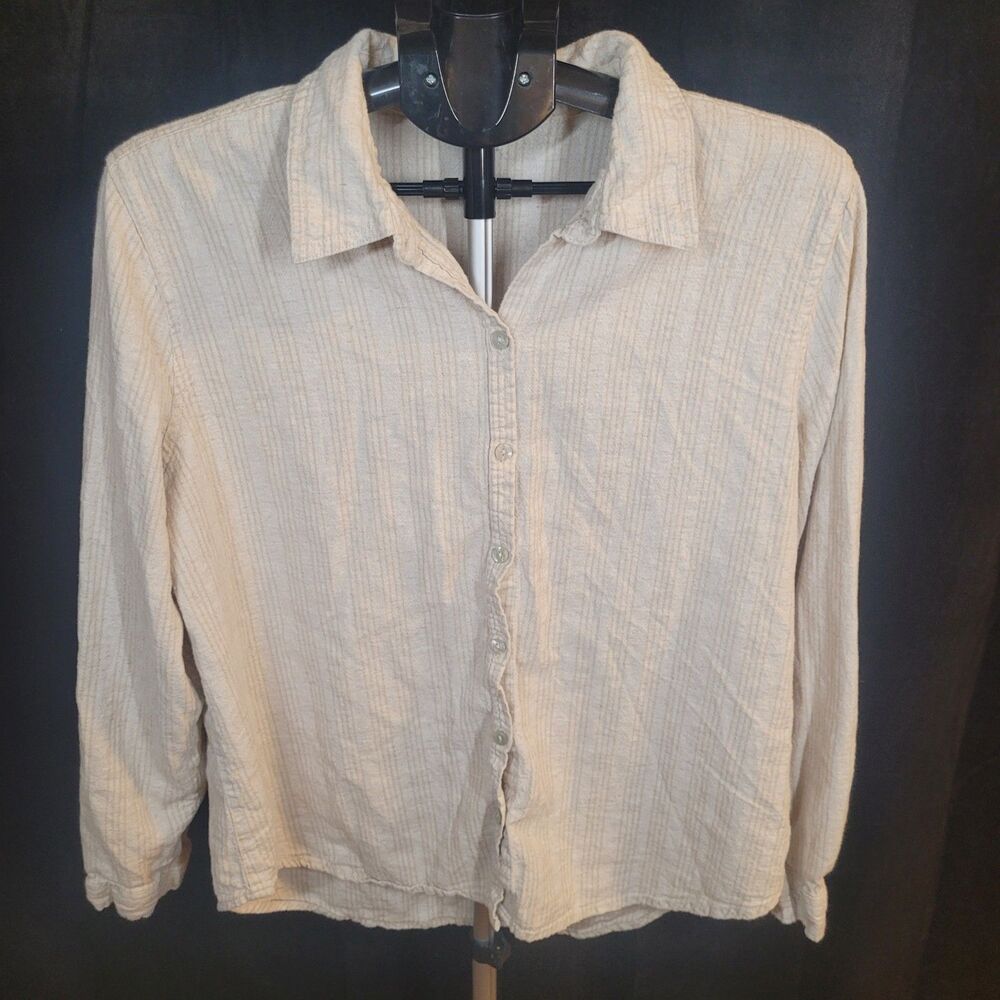 Linen-blend Button-down Shirt by Orvis